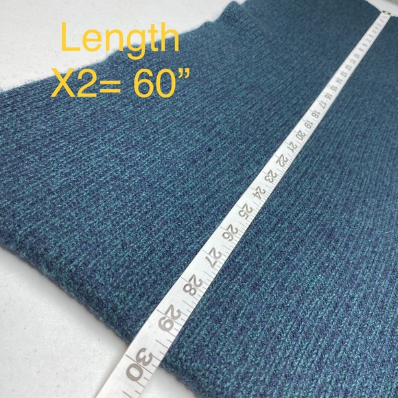 Babaton GREN/PURPL Cashmere Infinity Scarf *P1058 - Picture 5 of 6